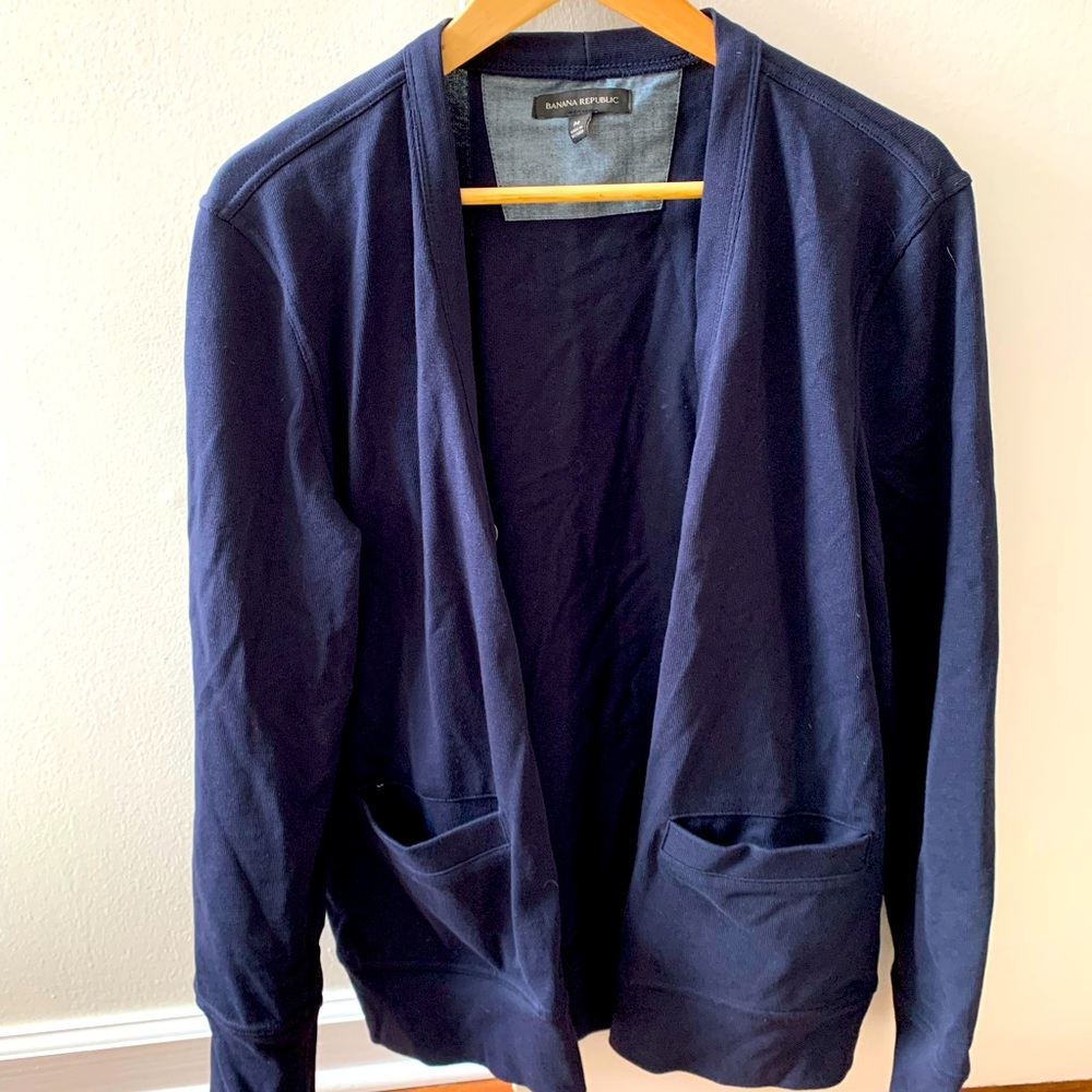 Navy Men’s Banana Republic Cardigan